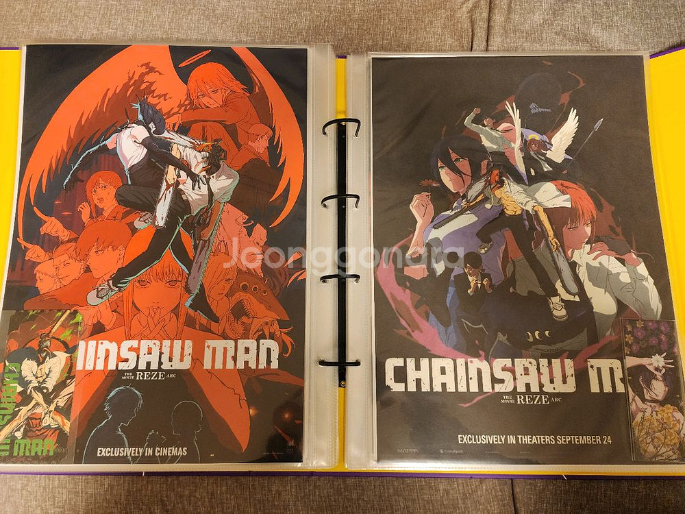 메가박스 체인소맨 포스터 전종--1