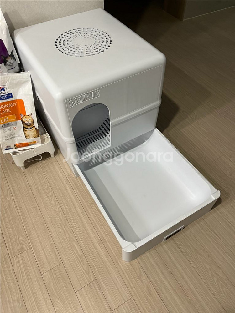 펫트루 고양이 사막화방지 화장실--1