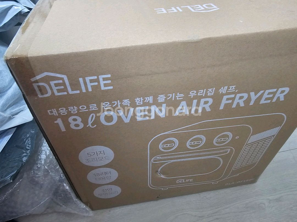 미개봉) 디라이프 18L 오븐 에어프라이어--0