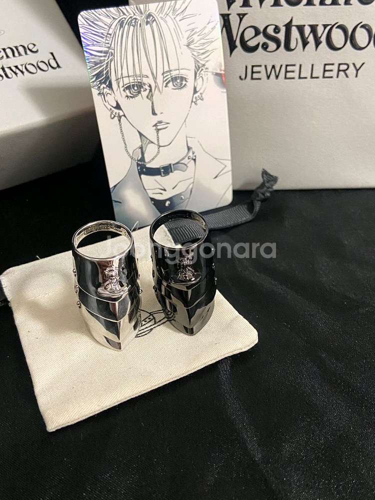 비비안 웨스트우드 orb 아머 링--9