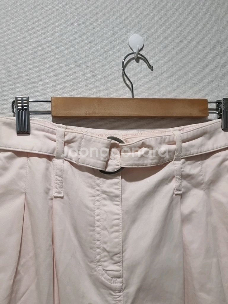 Maje 마쥬 연핑크 코튼 벨트 슬랙스 / 국내정품]--2