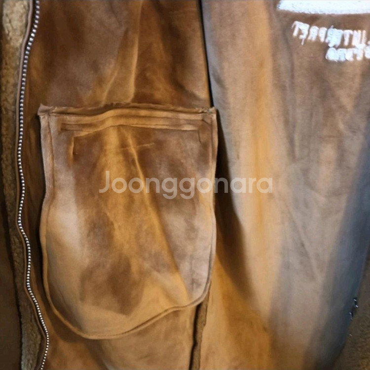 쥬시쥬디 뽀글이 무스탕 롱 코트ㅡ상태좋음--3