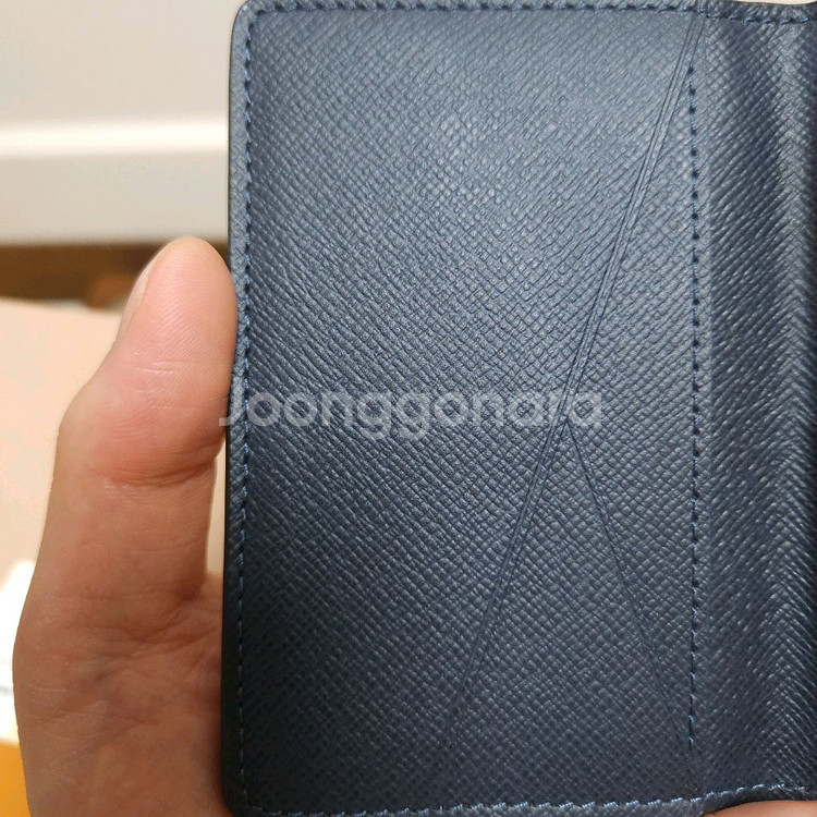 루이비통 카드지갑 정품 타이가 은장로고 포켓오거나이저--4