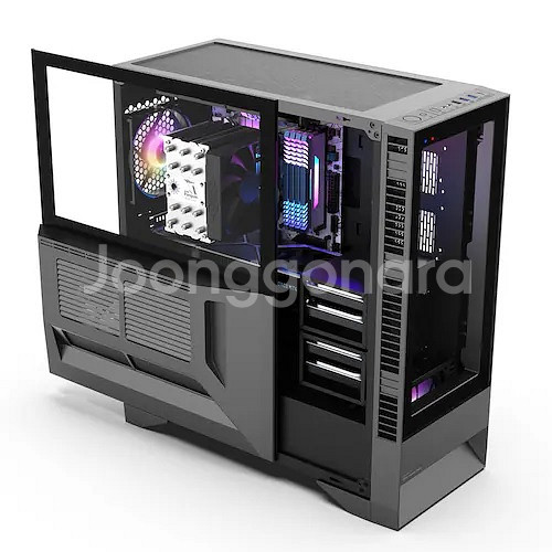 마이크로닉스 GX2-뉴런 글래스 PC케이스--0