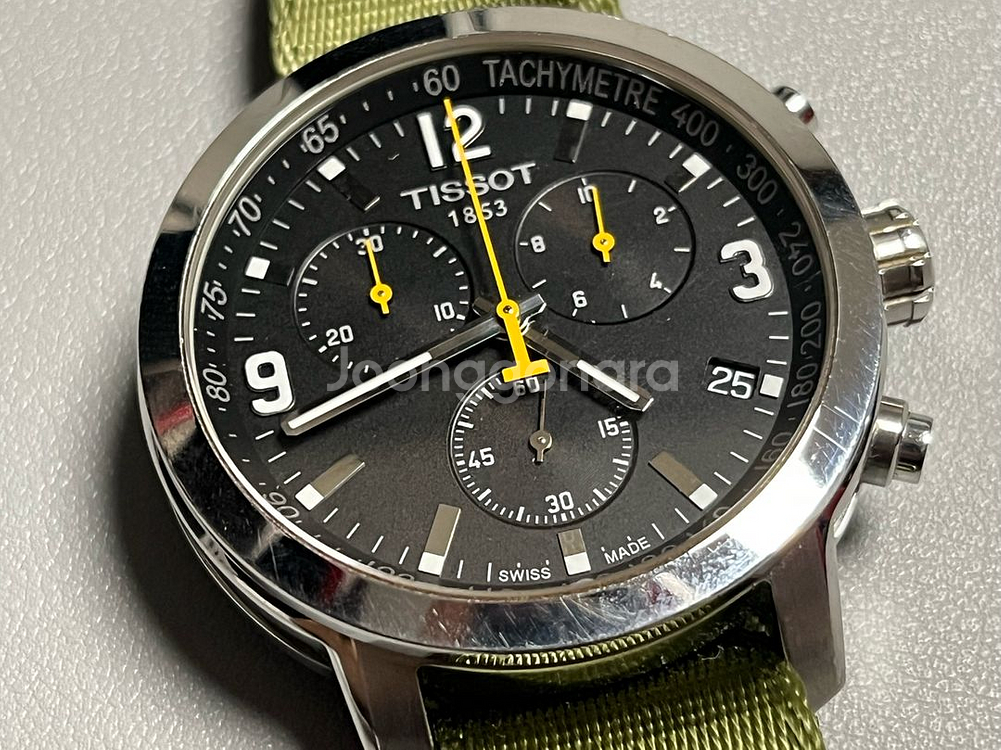 티쏘 prc200 크로노 남성시계--0