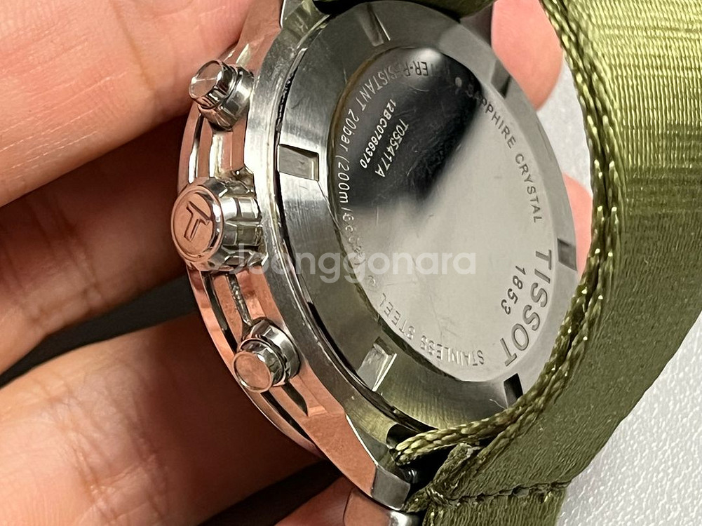 티쏘 prc200 크로노 남성시계--6