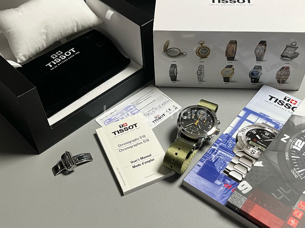 티쏘 prc200 크로노 남성시계--9