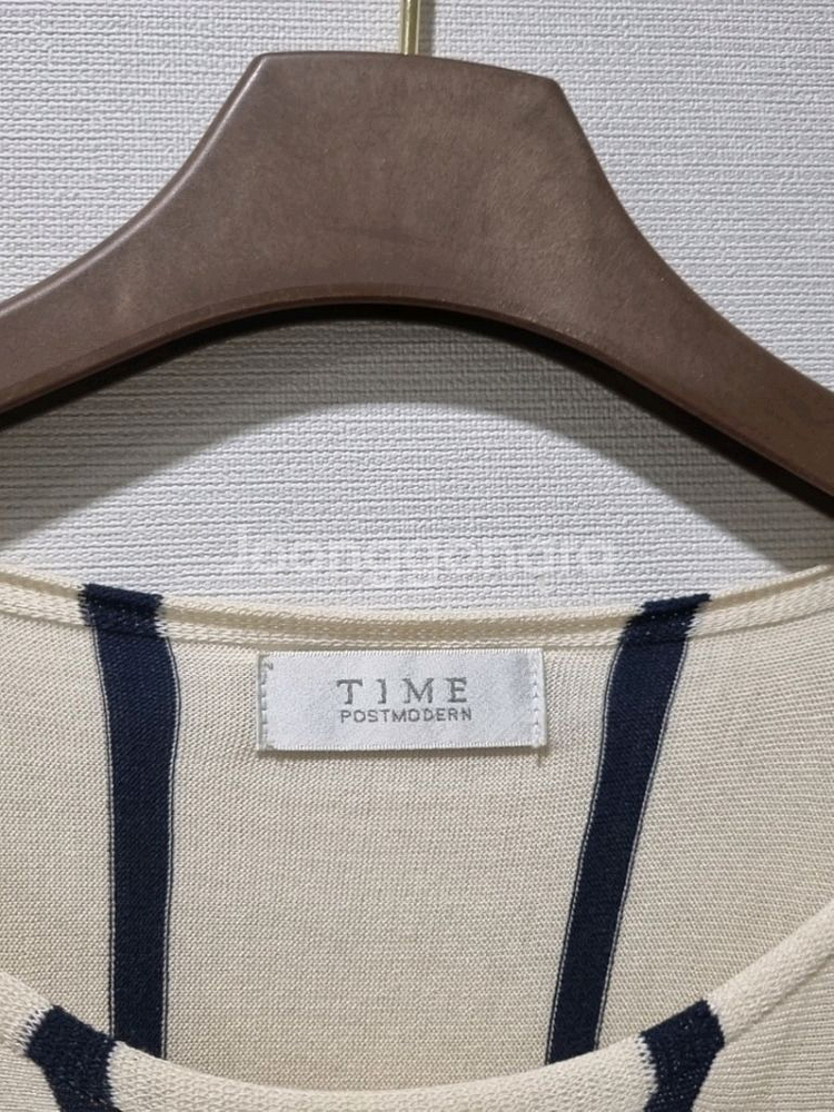 한섬 TIME 타임 포스트모던 스트라이프 니트 / F--3