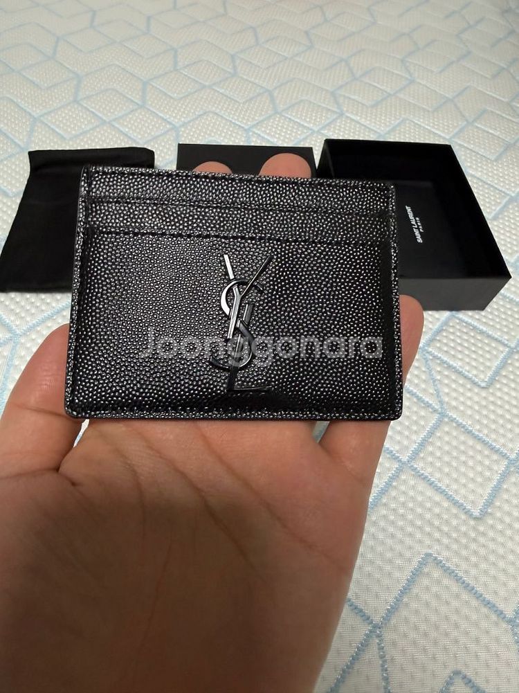 입생로랑카드지갑 모노그램 남녀공용--1