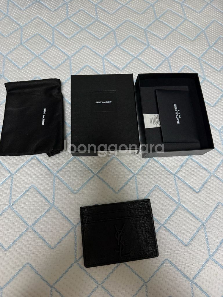 입생로랑카드지갑 모노그램 남녀공용--0