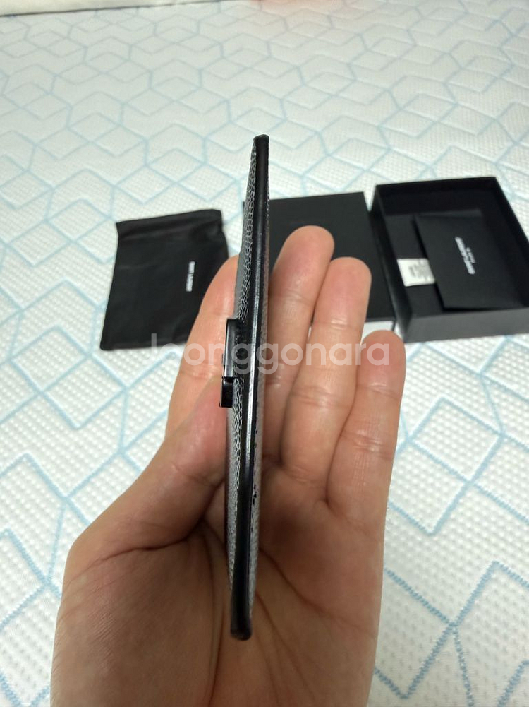 입생로랑카드지갑 모노그램 남녀공용--6