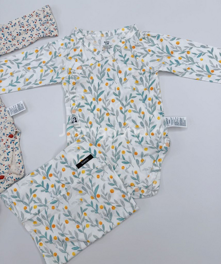 코니 밤부 바디수트 & 레깅스 세트 12m--2