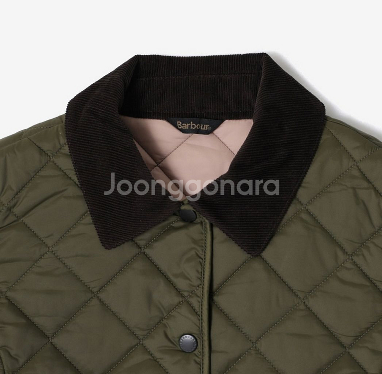 바버 데브론 퀄팅 자켓 LQU1012 (블랙올리브)--2