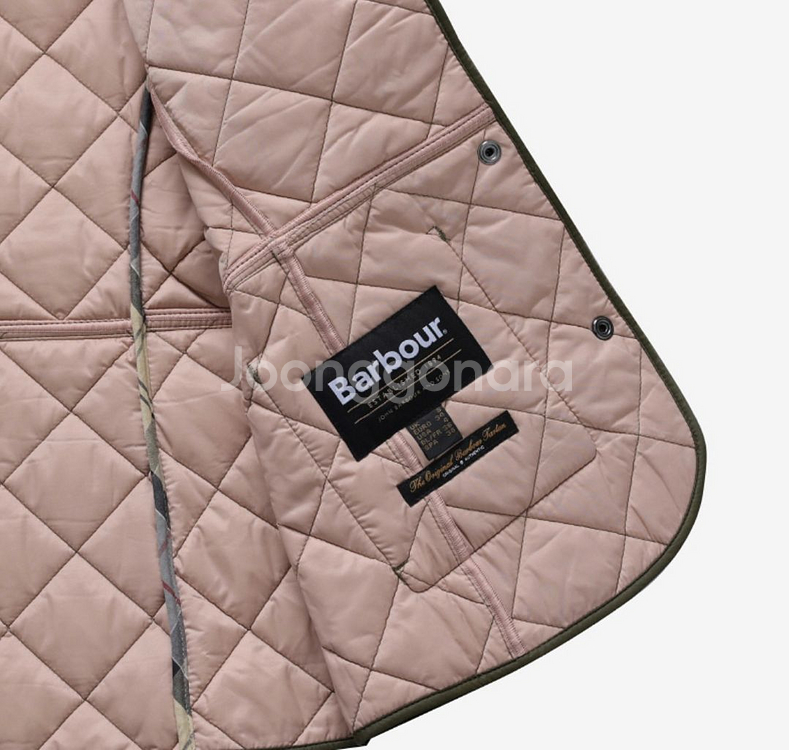 바버 데브론 퀄팅 자켓 LQU1012 (블랙올리브)--4