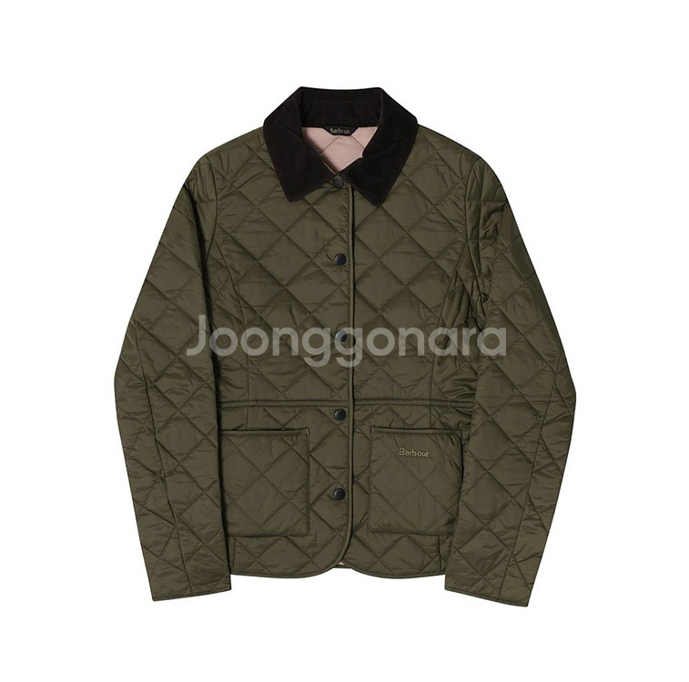바버 데브론 퀄팅 자켓 LQU1012 (블랙올리브)--0