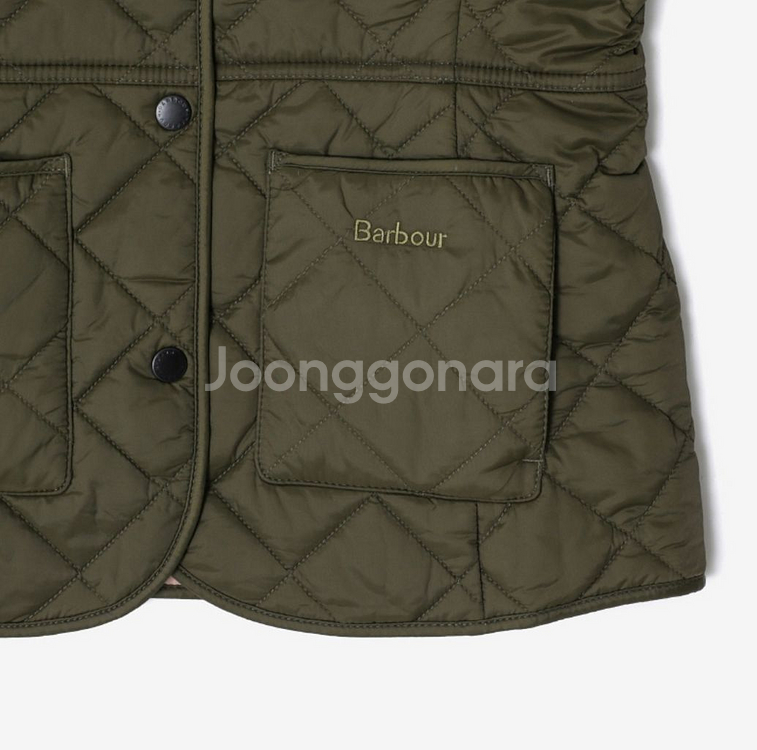 바버 데브론 퀄팅 자켓 LQU1012 (블랙올리브)--3