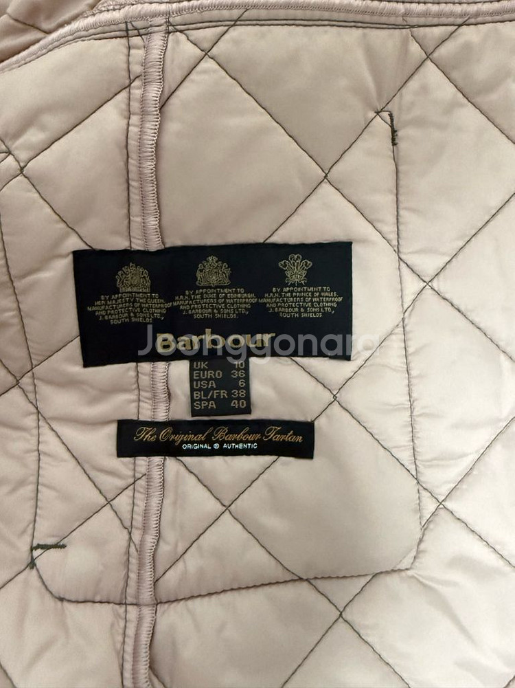 바버 데브론 퀄팅 자켓 LQU1012 (블랙올리브)--8