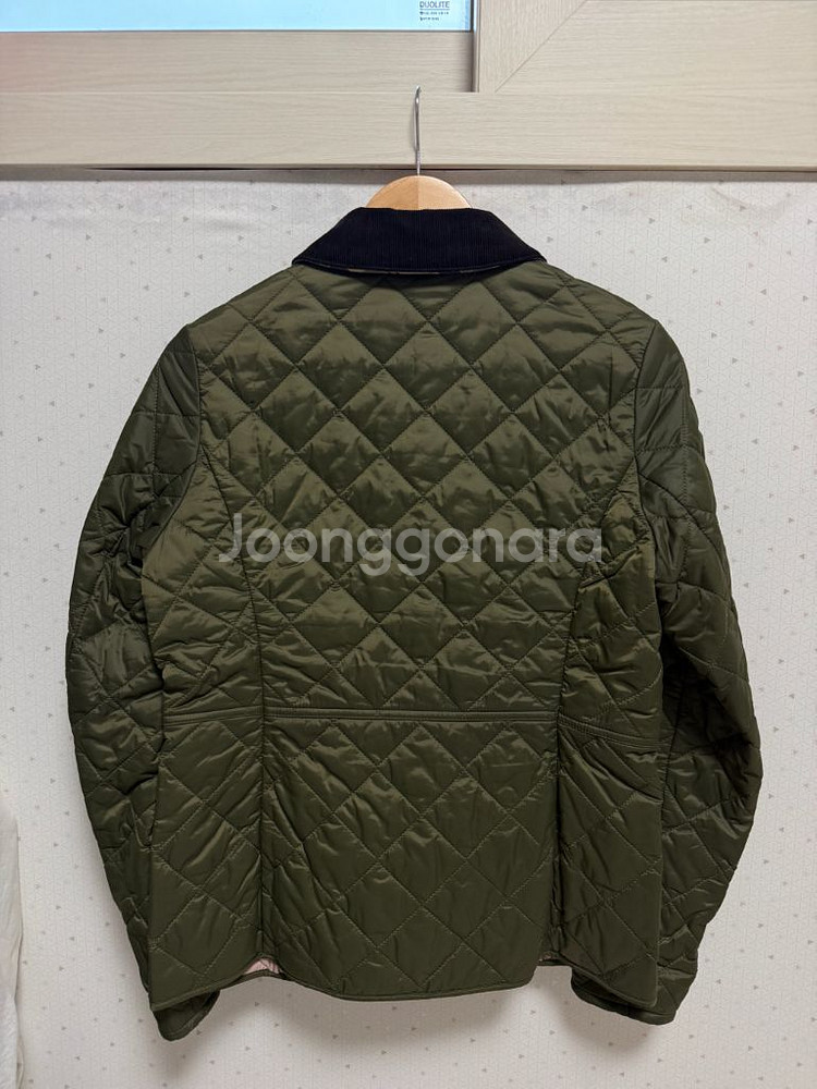 바버 데브론 퀄팅 자켓 LQU1012 (블랙올리브)--7