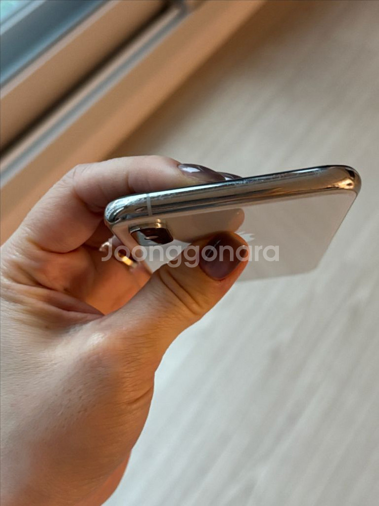 아이폰 실버 xs--4