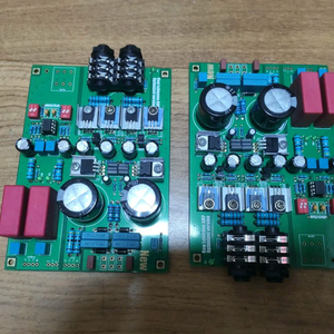 레만 혜드폰앰프 프리맴프 기판