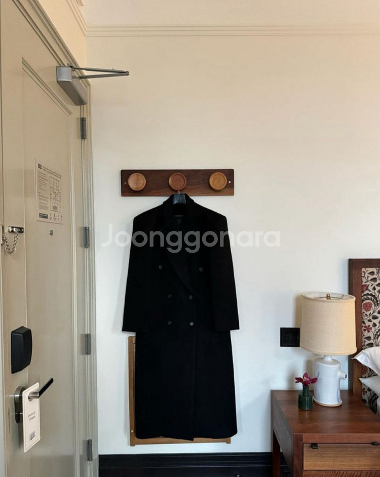 아웃핏 하이알파카코트 블랙--4