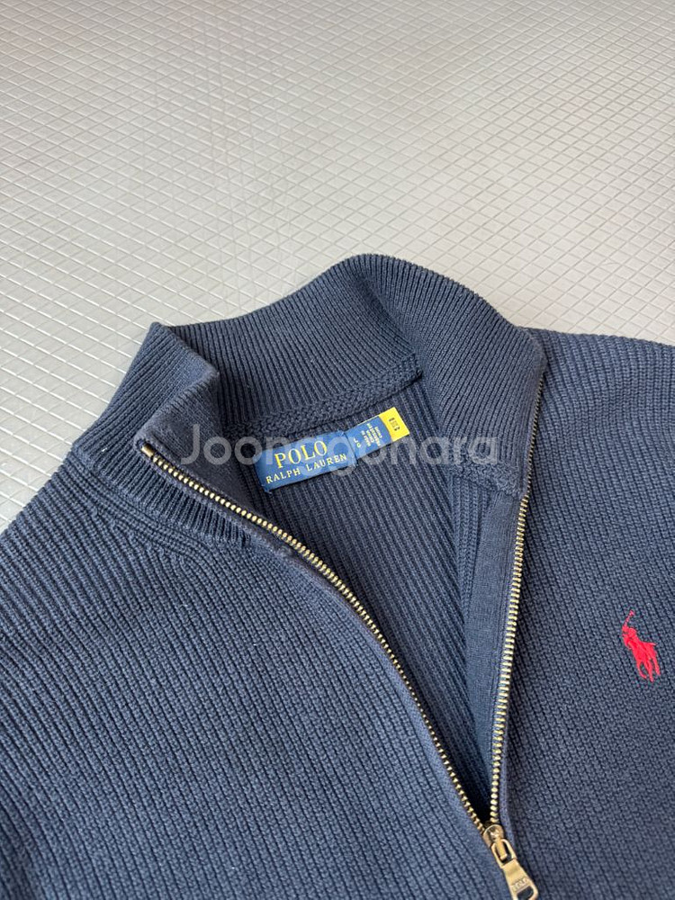 폴로랄프로렌 집업니트 네이비 L--0