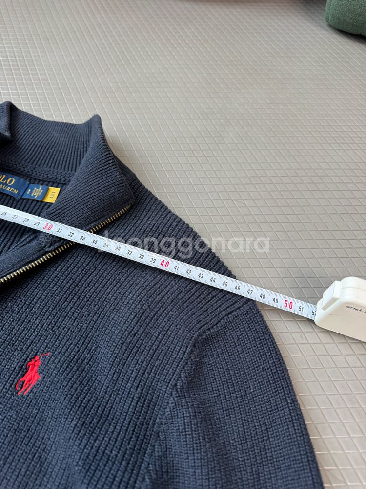 폴로랄프로렌 집업니트 네이비 L--3