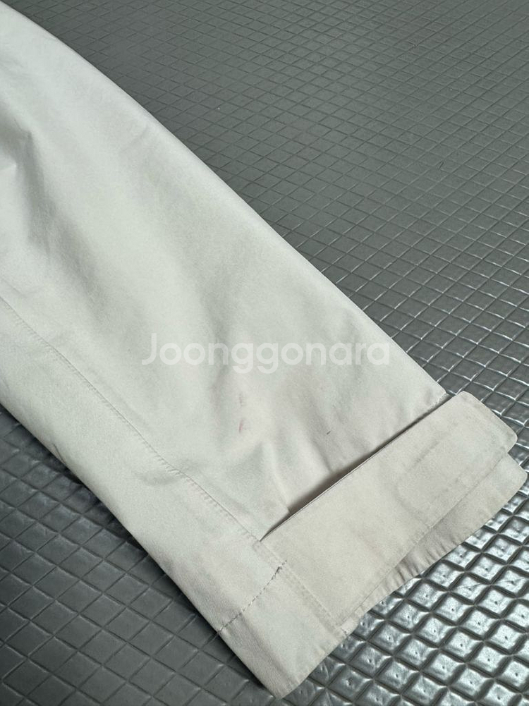 코오롱스포츠 바람막이 크림색 90size--8