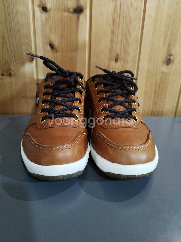 235mm 반스 레더 워커비 로우 스니커즈--2