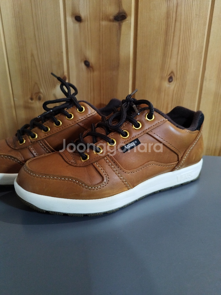 235mm 반스 레더 워커비 로우 스니커즈--1