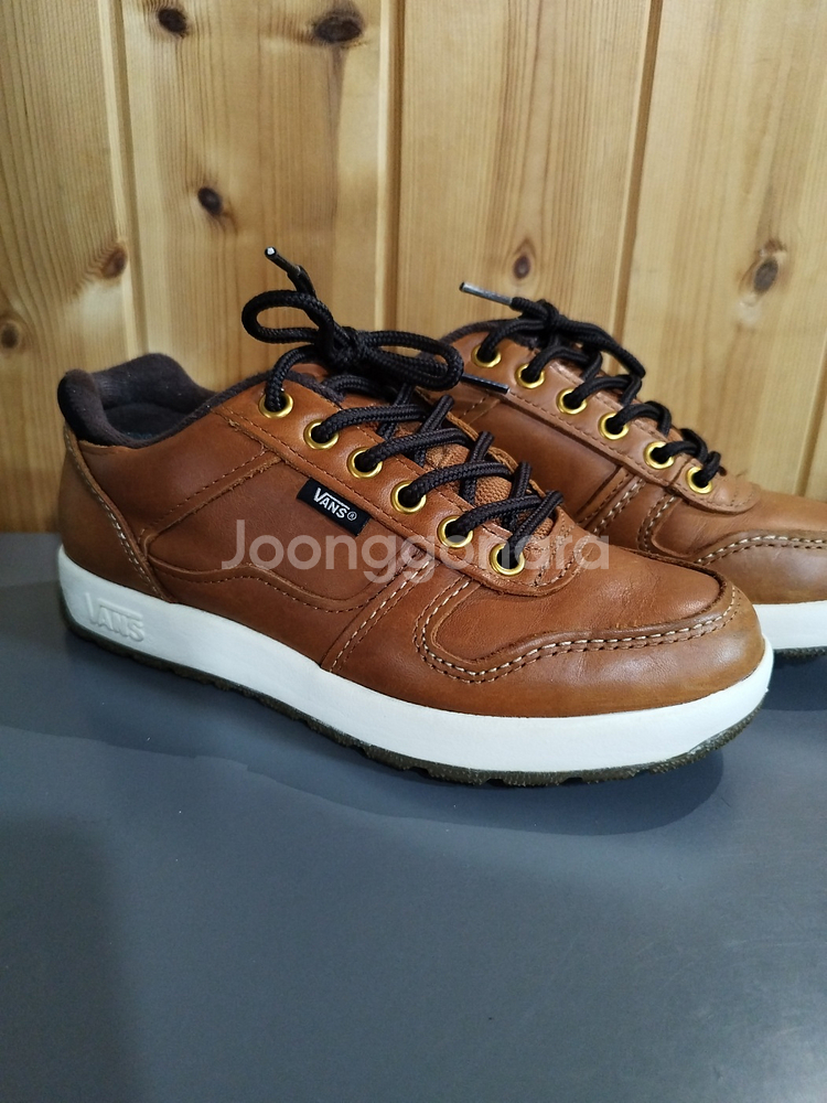 235mm 반스 레더 워커비 로우 스니커즈--0