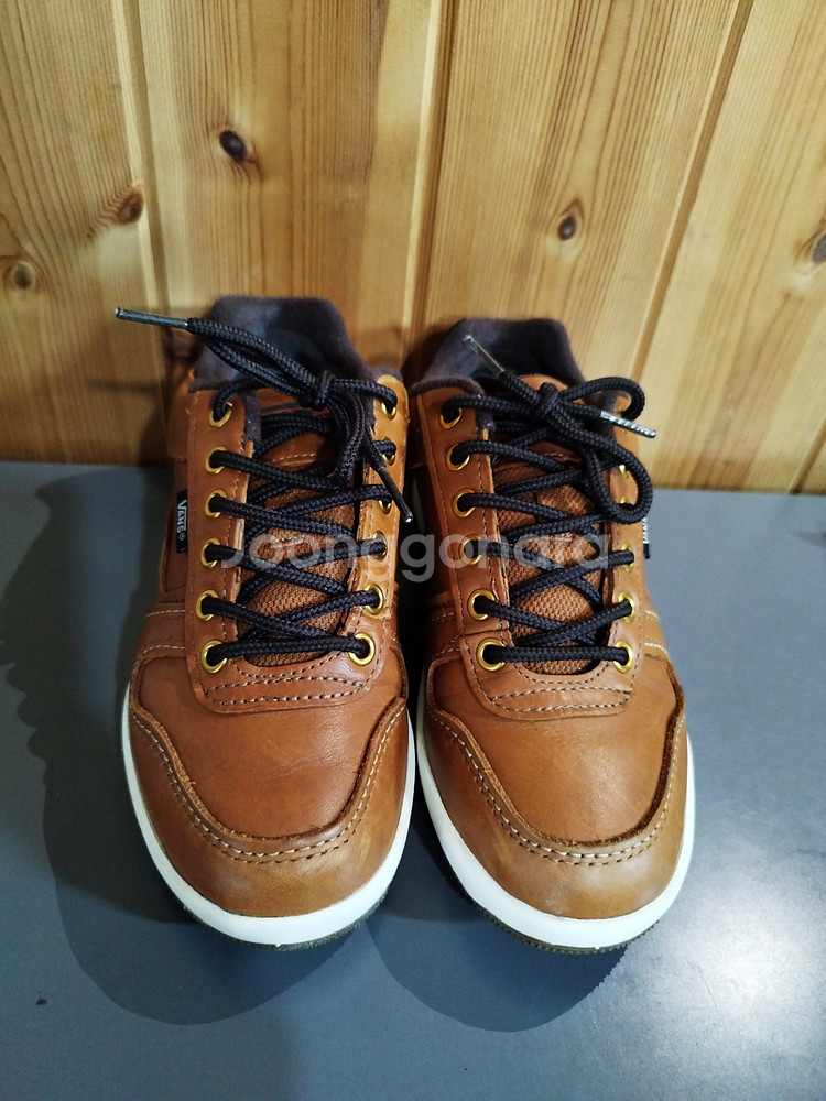 235mm 반스 레더 워커비 로우 스니커즈--3