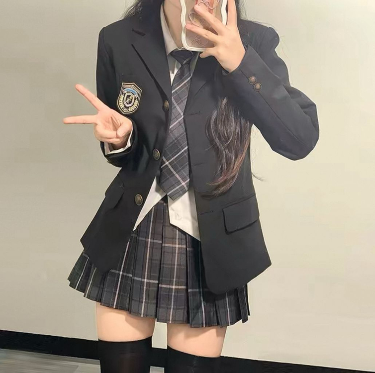 디토st)하이틴 프레피룩 색2종 영국교복 졸업사진 대여 이미지