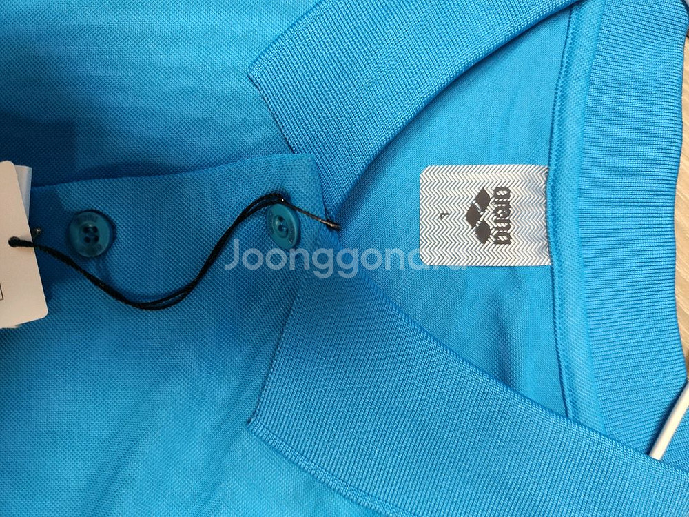 아레나 기능성 폴로 반팔티셔츠 블루--2