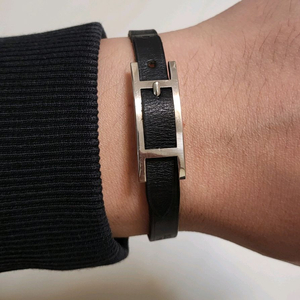 에르메스 하피 은장 팔찌 남여공용 브라이슬릿 남자 여성