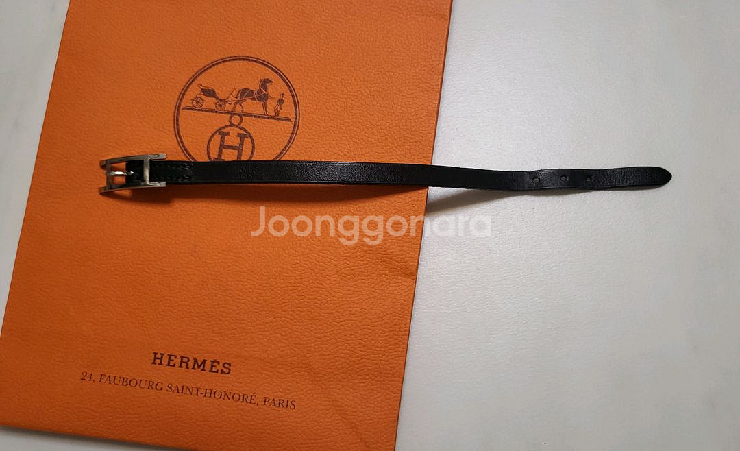 에르메스 하피 은장 팔찌 남여공용 브라이슬릿 남자 여성--5