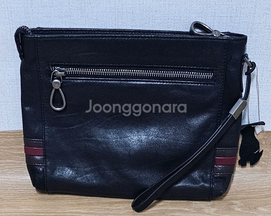 정품]불꽃클러치백 소가죽 새상품 미사용--1