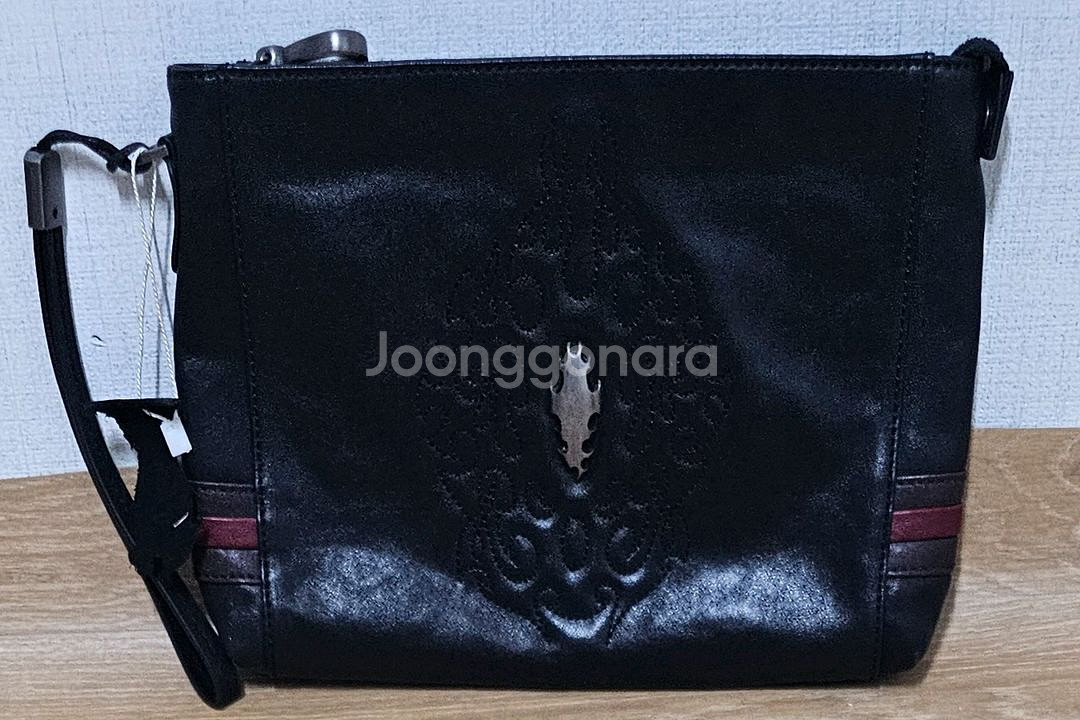 정품]불꽃클러치백 소가죽 새상품 미사용--0