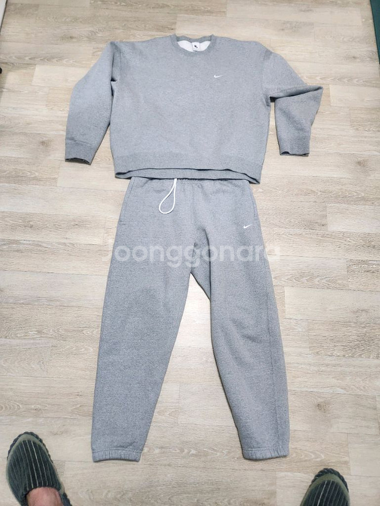 나이키 NRG 솔로스우시 플리스 셋업. 상의XL 하의S--0