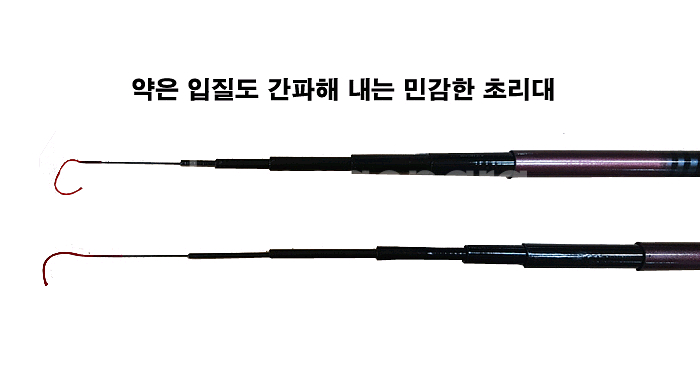 민장대 3대와 조립낚시 3개--1