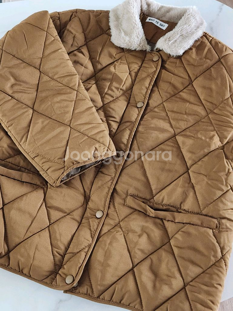 (새상품) 퍼카라 경량패딩, 퀼팅 누빔점퍼--0