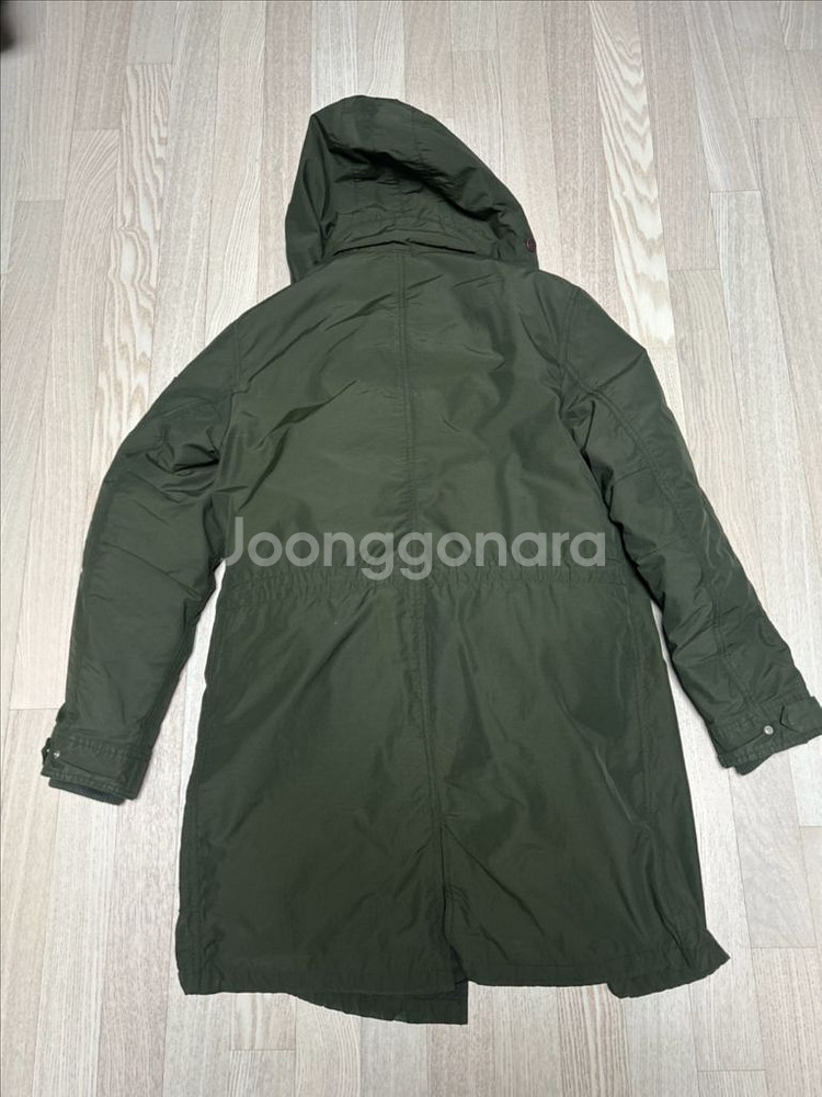 버카루 야상 패딩 카키 100사이즈--1