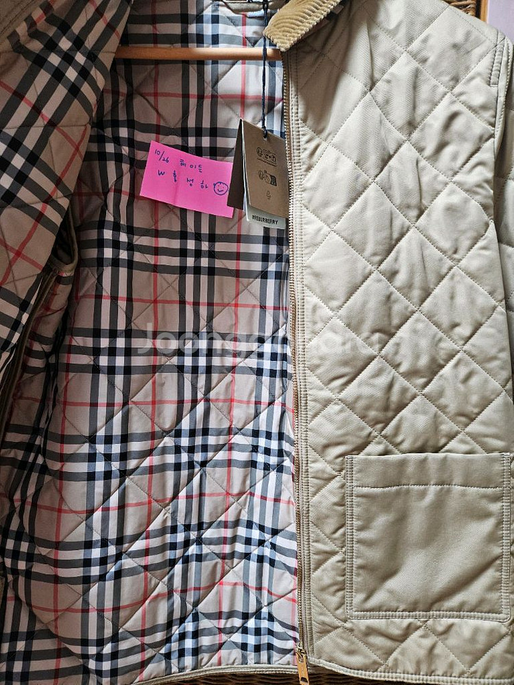 24SS 버버리 키즈 14Y 퀼팅자켓 새제품--6