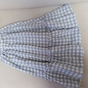 여아 프릴체크 스커트 xl사이즈