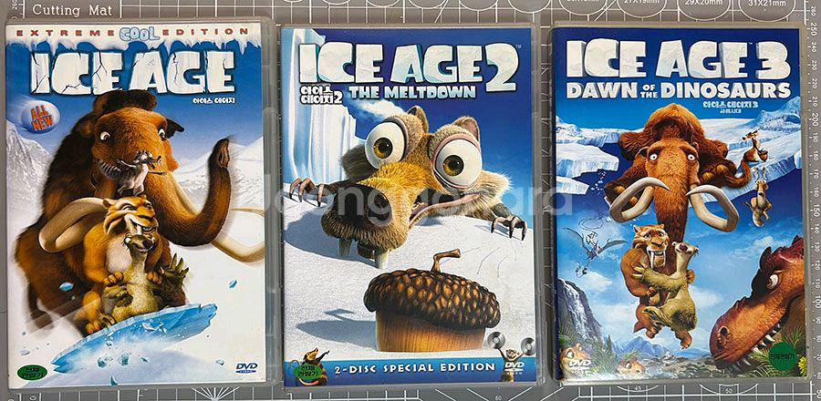 아이스 에이지 1, 2, 3 + 해피 피트 DVD--0