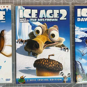 아이스 에이지 1, 2, 3 + 해피 피트 DVD