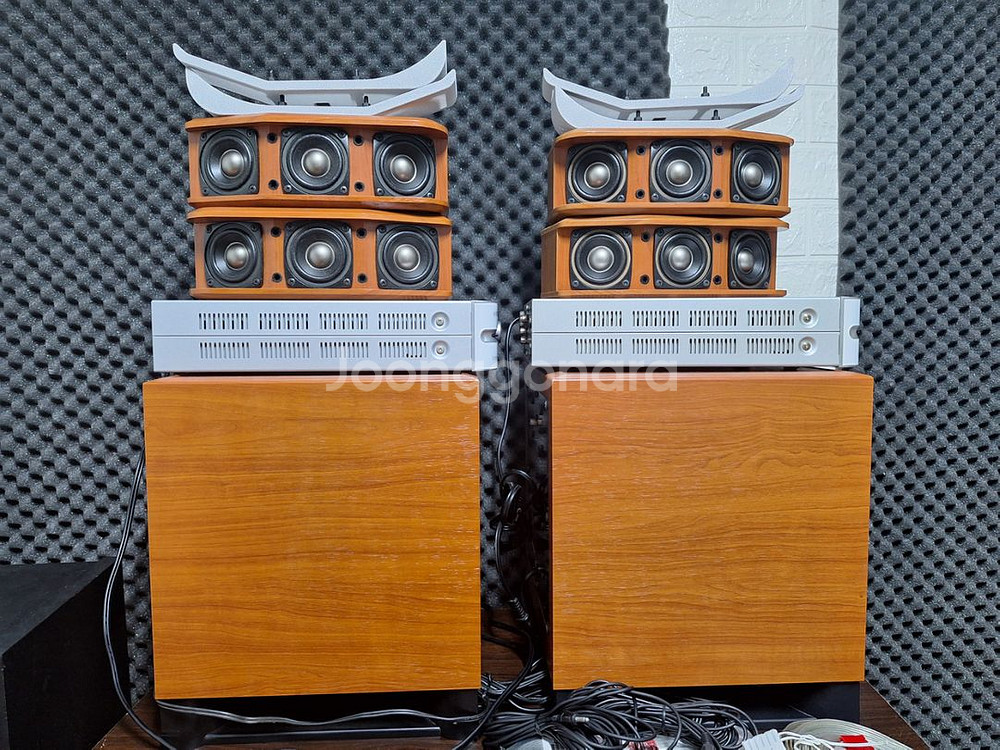 야마하 빈티지 홈시어터 2.1 시네마스테이션 스피커--0