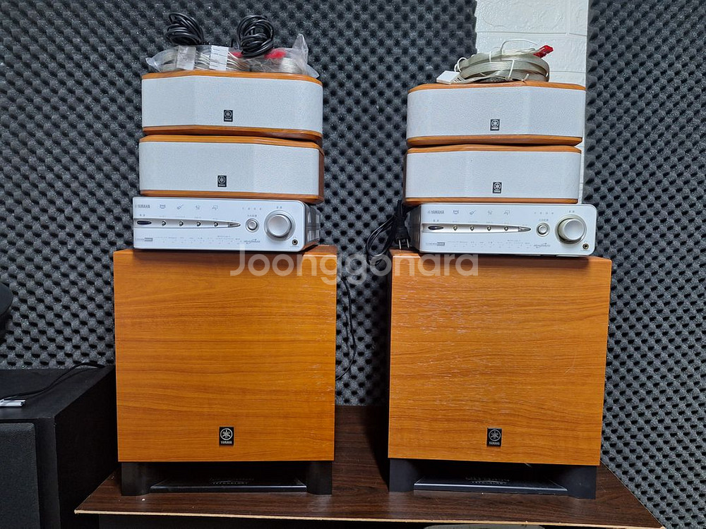 야마하 빈티지 홈시어터 2.1 시네마스테이션 스피커--1