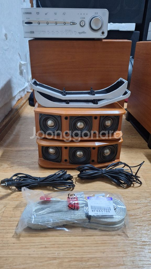 야마하 빈티지 홈시어터 2.1 시네마스테이션 스피커--6