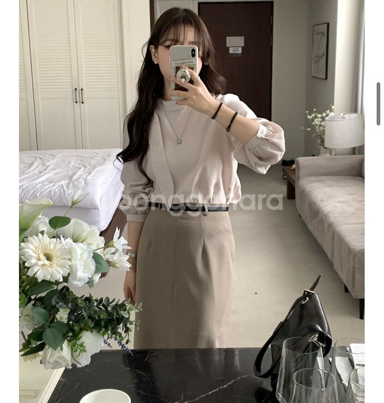 블라우스 / 리본타이블라우스 /하객룩/격식룩/오피스룩/--0